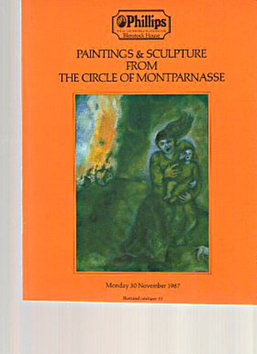 Phillips 1987 Paintings & Sculpt from the Circle of Montparnasse Phillips 1987 Paintings & Sculpt from the Circle of Montparnasse