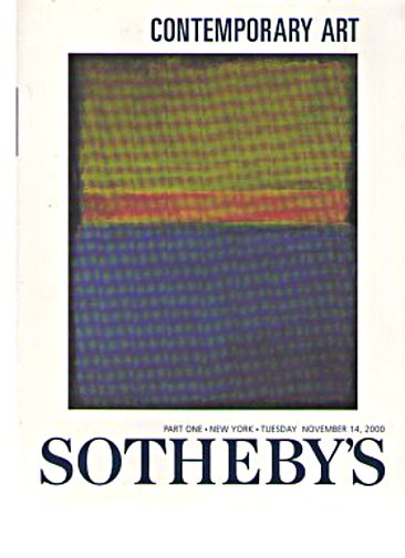 Sothebys 2000 Contemporary Art Part One