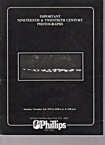 Phillips 1979 Important 19th & 20th Century Photographs Phillips 1979 Important 19th & 20th Century Photographs