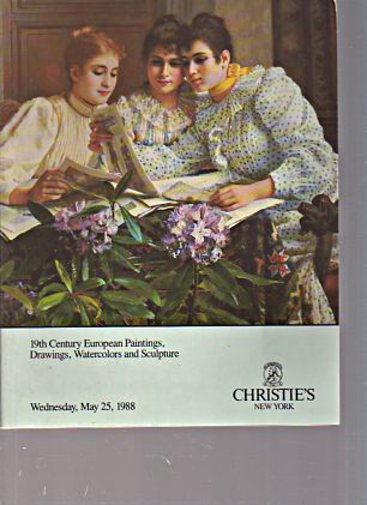 Christies 1988 19th C European Paintings, Drawings