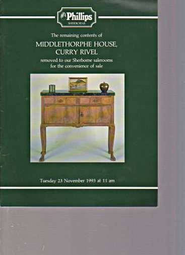 Phillips 1993 Middlethorphe House, Curry Rivel