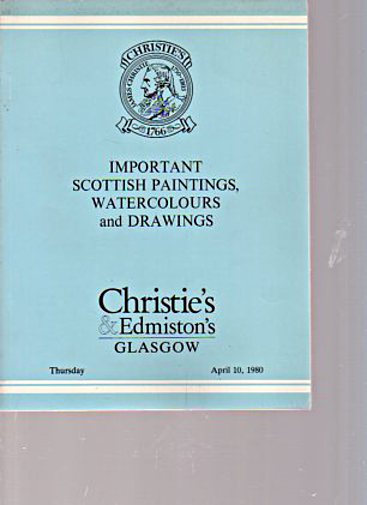 Christies 1980 Important Scottish Paintings, Watercolours