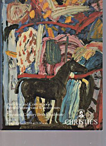 Christies March 1991 Post-War & Contemporary British Art