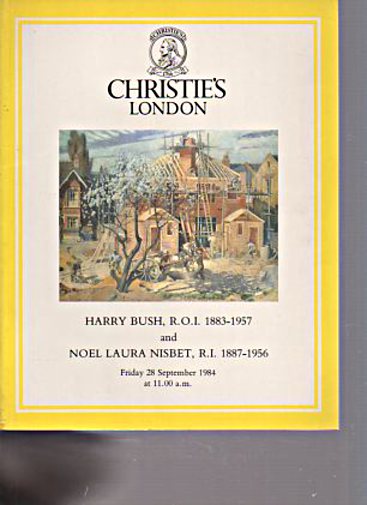 Christies 1984 Works by Harry Bush & Noel Laura Nisbet