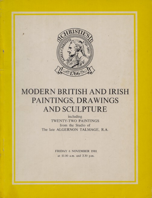 Christies 1981 Modern British & Irish Paintings & by A. Talmage