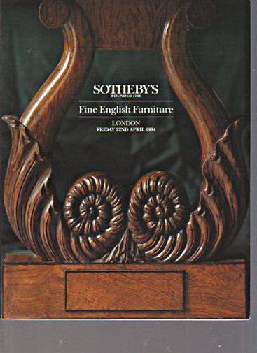 Sothebys 1994 Fine English Furniture