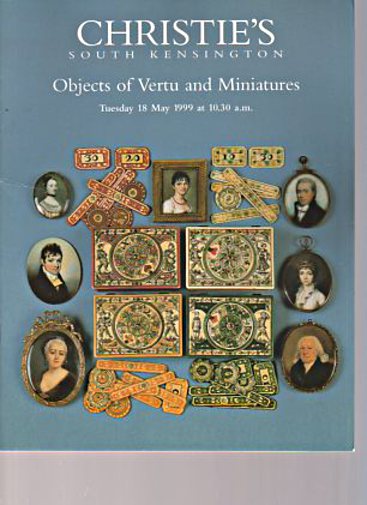 Christies May 1999 Objects of Vertu, Miniatures