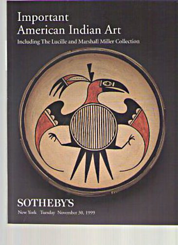 Sothebys 1999 Miller Collection American Indian Art (Digital only)