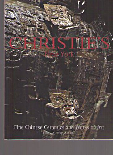 Christies 2001 Fine Chinese Ceramics & Works of Art (Digital only)