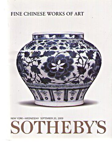 Sothebys 2000 Fine Chinese Works of Art