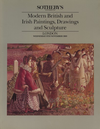 Sothebys 1989 Modern British & Irish Paintings, Drawings & Sculp