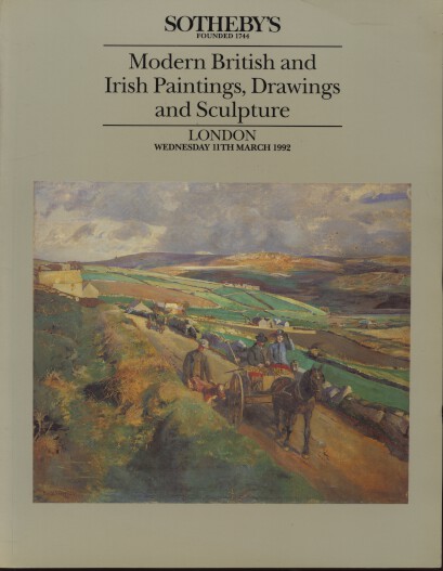 Sothebys 1992 Modern British & Irish Paintings, Drawings & Sculp