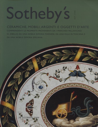 Sothebys 2004 Ceramics, Furniture, Silver and Works of Art