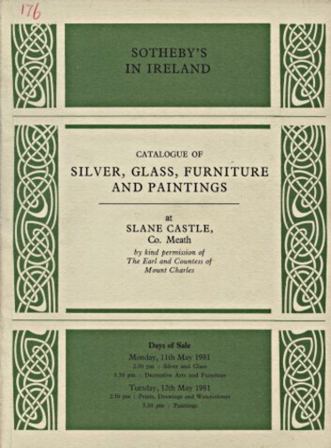 Sothebys 1981 Silver, Glass, Furniture and Paintings