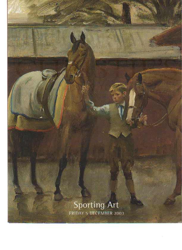 Christies 2003 Sporting Art