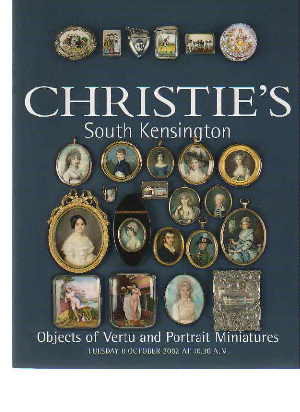 Christies 2002 Portrait Miniatures & Objects of Vertu