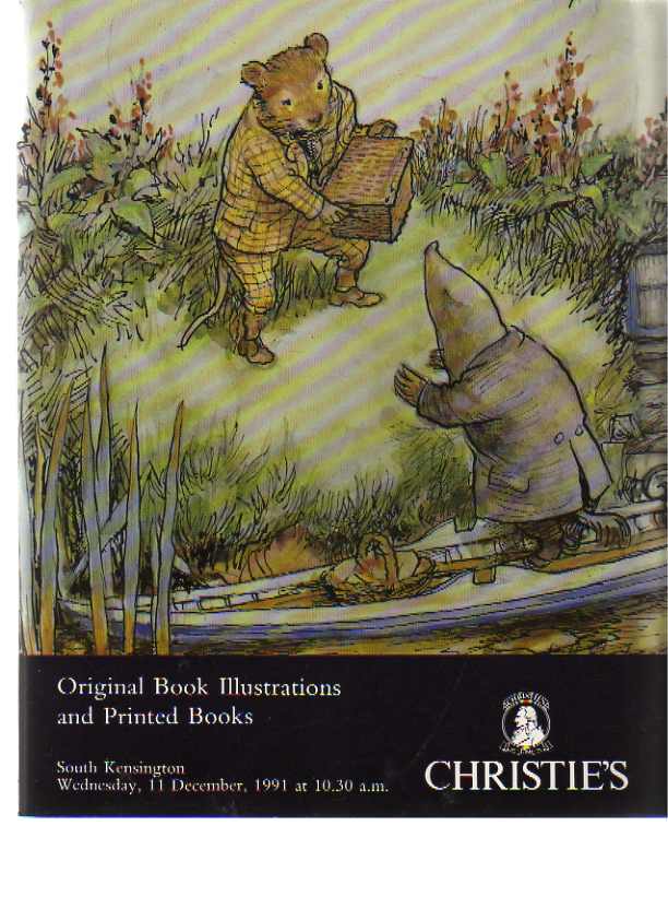 Christies 1991 Original Book Illustrations & Books