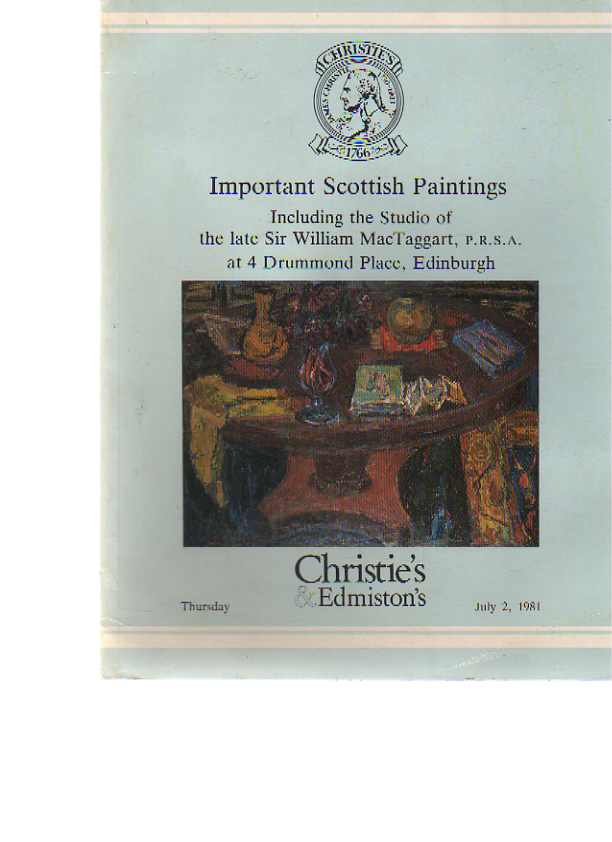 Christies 1981 Important Scottish Paintings (MacTaggart)