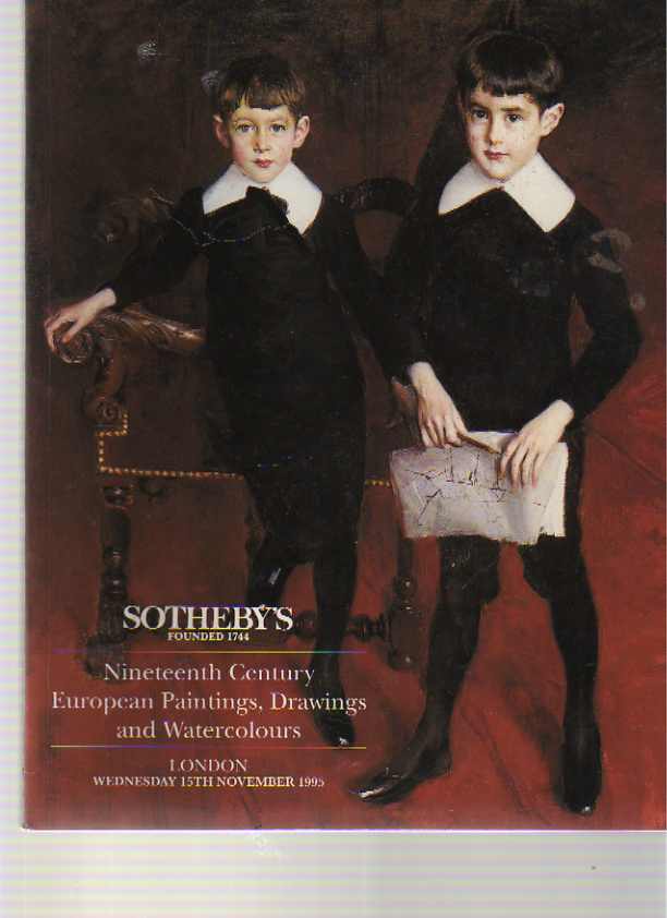 Sothebys 1995 19th C European Paintings, Drawings, Watercolours