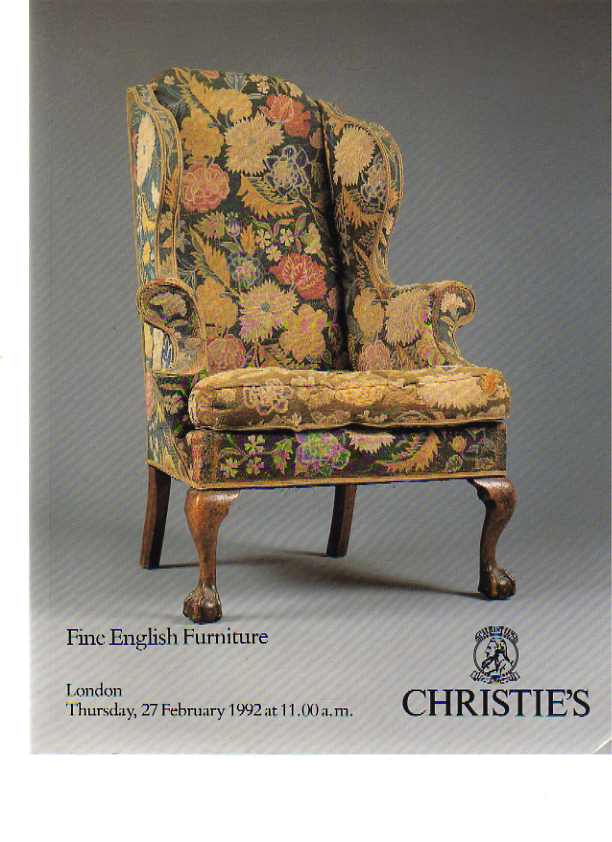 Christies February 1992 Fine English Furniture