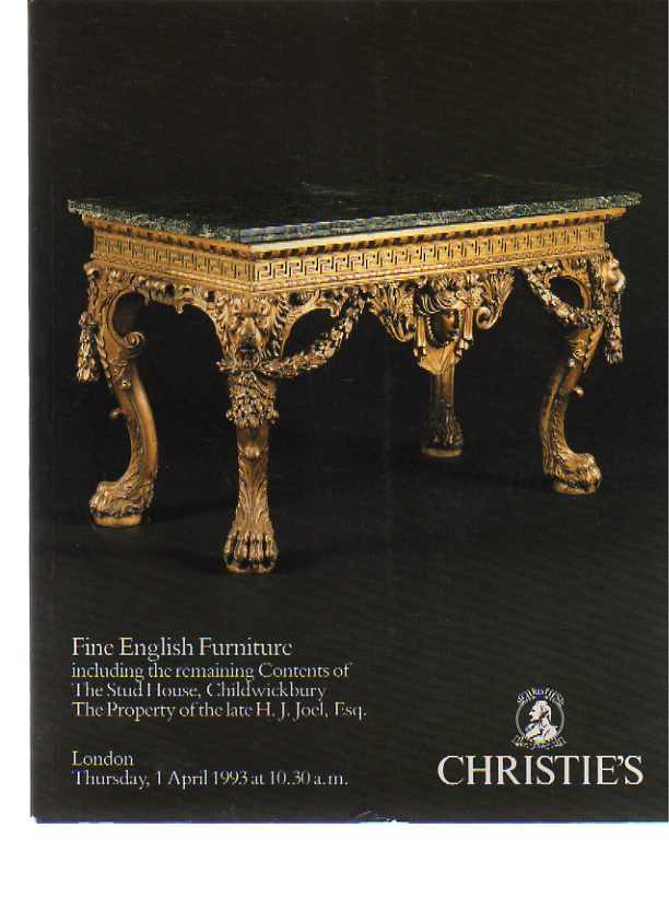 Christies 1993 Joel Collection Fine English Furniture