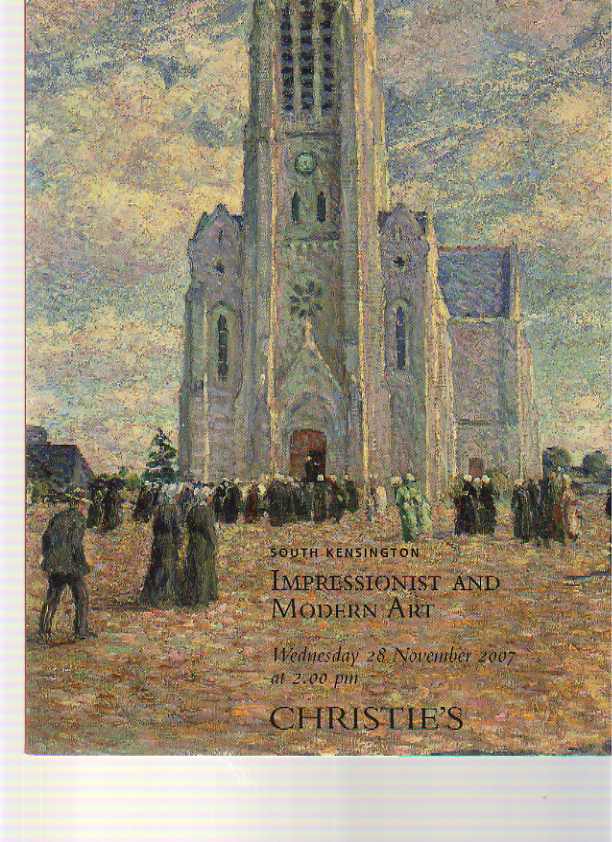 Christies November 2007 Impressionist & Modern Art