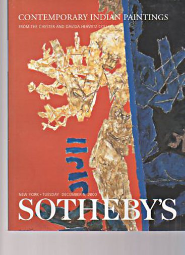 Sothebys 2000 Contemporary Indian Paintings Herwitz Collection