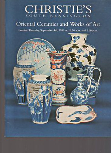 Christies September 1996 Oriental Ceramics and Works of Art