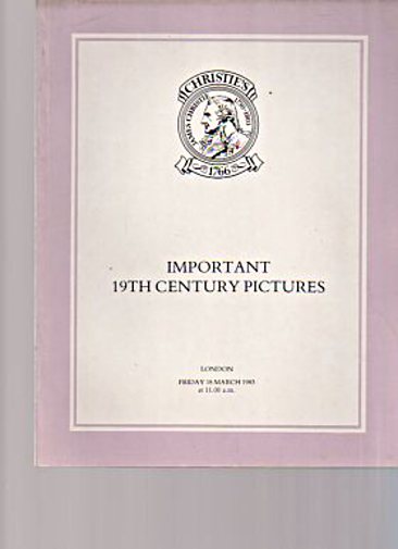 Christies 1983 Important 19th Century Pictures