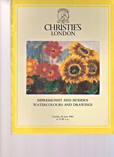 Christies June 1984 Impressionist & Modern Watercolours, Drawings (Digital only)