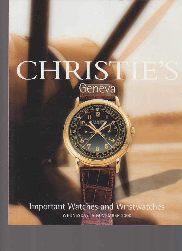 Christies November 2000 Important Watches and Wristwatches (Digital only)