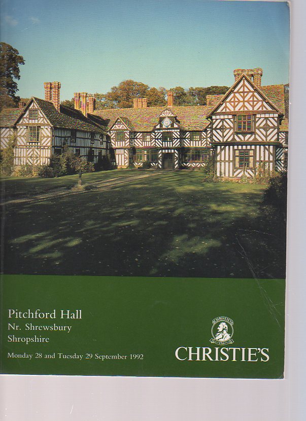 Christies 1992 Pitchford Hall Shropshire