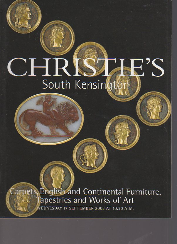 Christies September 2003 English & Continental Furniture, Works of Art