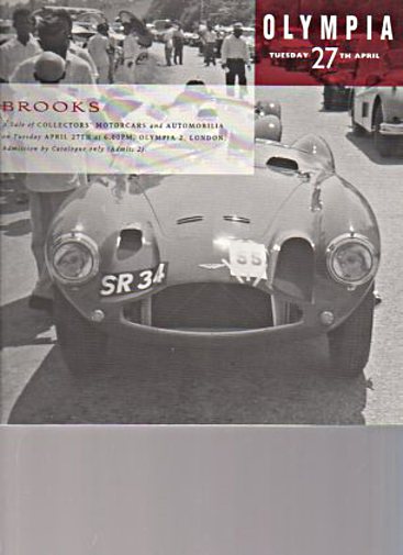 Brooks April 1993 Collectors Motor Cars & Automobilia