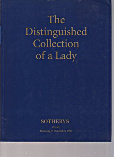 Sothebys 1997 Distinguished Collection of a Lady