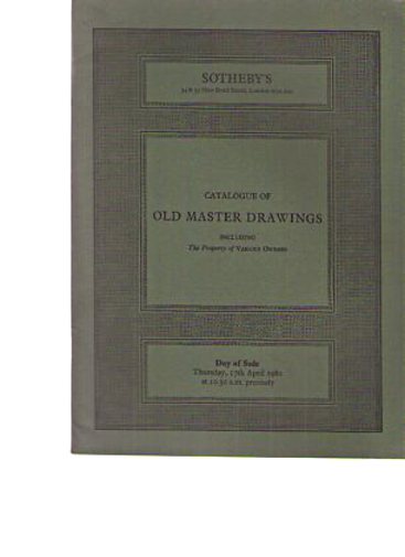 Sothebys April 1980 Old Master Drawings