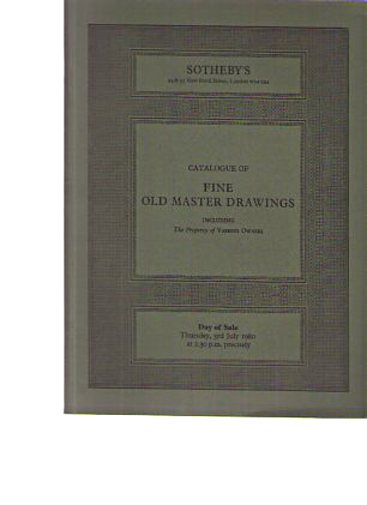 Sothebys 1980 Fine Old Master Drawings