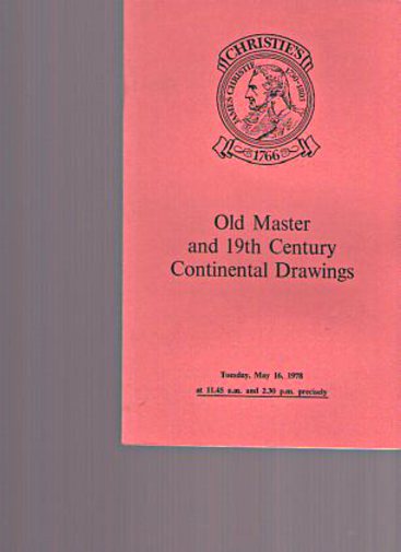 Christies May 1978 Old Master & 19th Century Continental Drawings