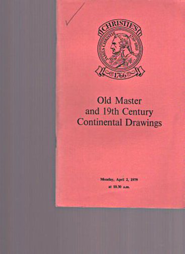 Christies 1979 Old Master & 19th Century Continental Drawings