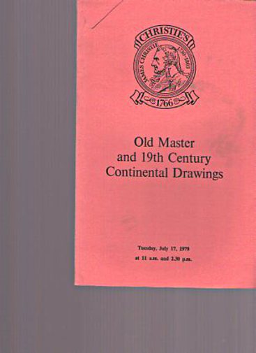 Christies July 1979 Old Master & 19th Century Continental Drawings