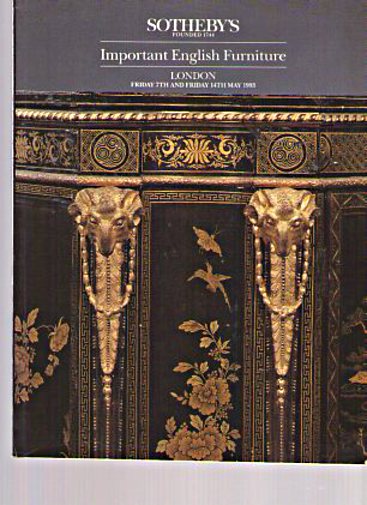 Sothebys May 1993 Important English Furniture (Digital only)