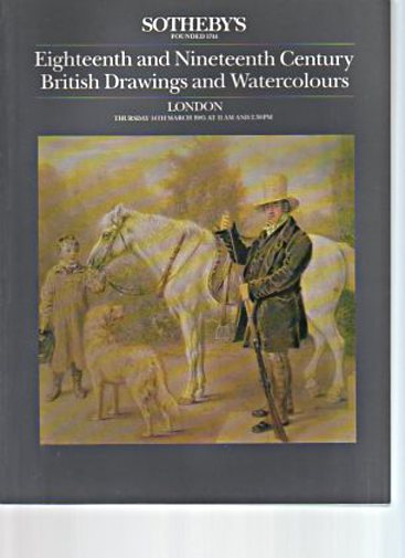 Sothebys 1985 18th & 19th C British Drawings & Watercolours