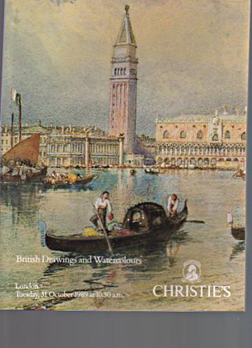 Christies October 1989 British Drawings & Watercolours