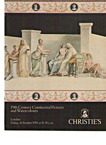 Christies 1991 19th Century Continental Pictures, Watercolours