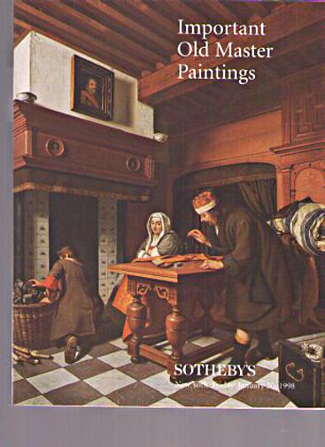 Sothebys 1998 Important Old Master Paintings