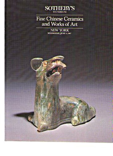 Sothebys 1987 Fine Chinese Ceramics & Works of Art