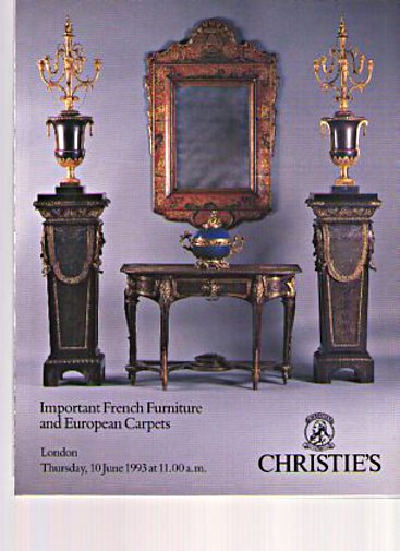 Christies 1993 Important French Furniture & European carpets