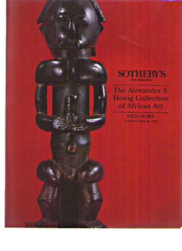 Sothebys May 1993 Alexander Honig Collection of African Art (Digital only)