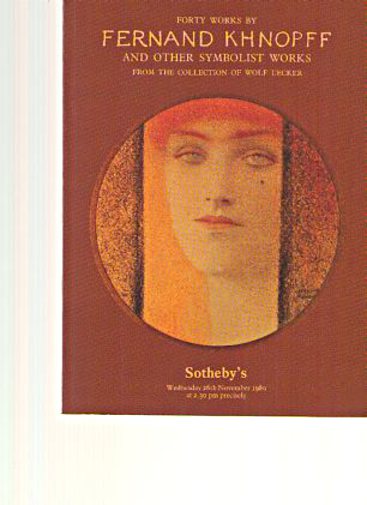 Sothebys 1980 40 works by Fernand Khnopff & other Symbolists