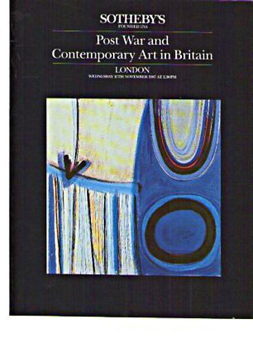 Sothebys 1987 Post War & Contemporary Art in Britain (Digital only)